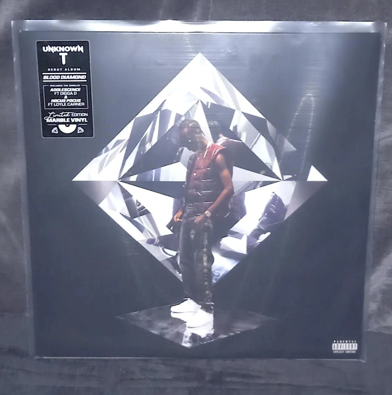 Lp (Rap) Unknown T – Edición Limitada Blood Diamond, Mármol (Menta) – photo 3